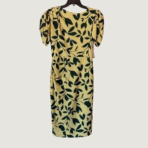 Alexia Admor Women Print Puff Sleeve Sheath Dress Size M NWT